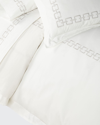 Matouk Cadiz Queen Duvet Set In Navy/white