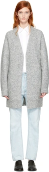 Acne Studios Raya Mohair And Wool-blend Sweater In Husky Grey