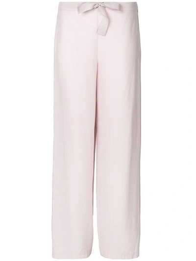 Max & Moi Flared Trousers In Pink