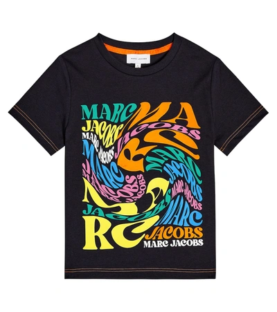 Marc Jacobs Kids' T-shirt Aus Jersey In Blue