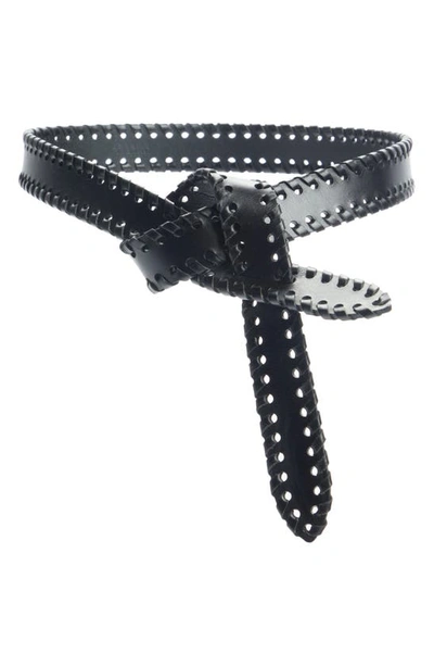 Isabel Marant Tie Belt In Black