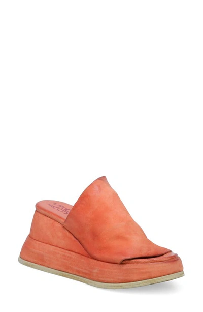 A.s.98 Rafe Wedge Sandal In Coral