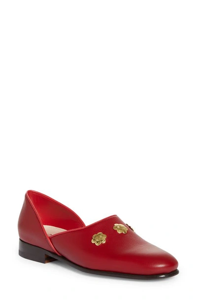 Bode Flower Appenzeller Loafer In Red Gold | ModeSens