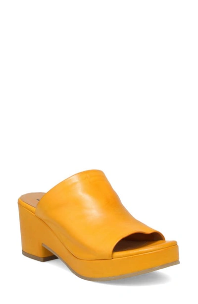 Miz Mooz Gwen Platform Sandal In Ochre