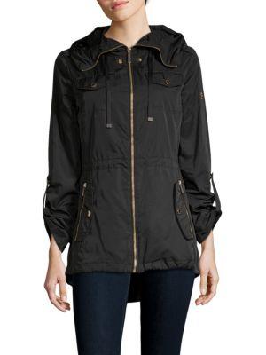 michael michael kors missy short anorak jacket