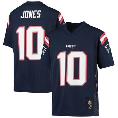 Outerstuff Kids' Youth Mac Jones Navy New England Patriots Replica Player Jersey