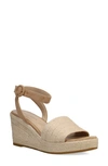 Pelle Moda Wilder Espadrille Wedge Sandal In Natural