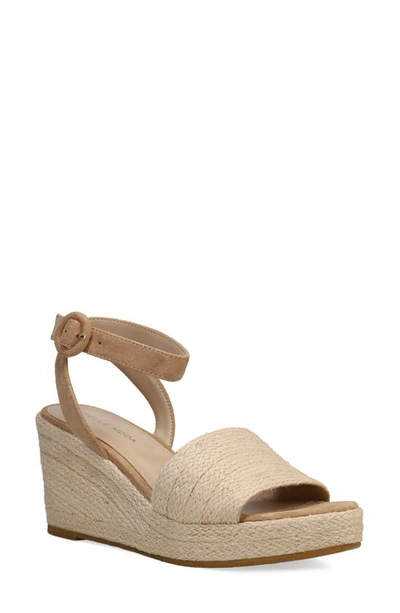 Pelle Moda Wilder Espadrille Wedge Sandal In Natural