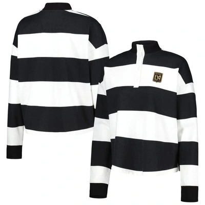 Antigua White Lafc Radical Rugby Stripe Long Sleeve T-shirt