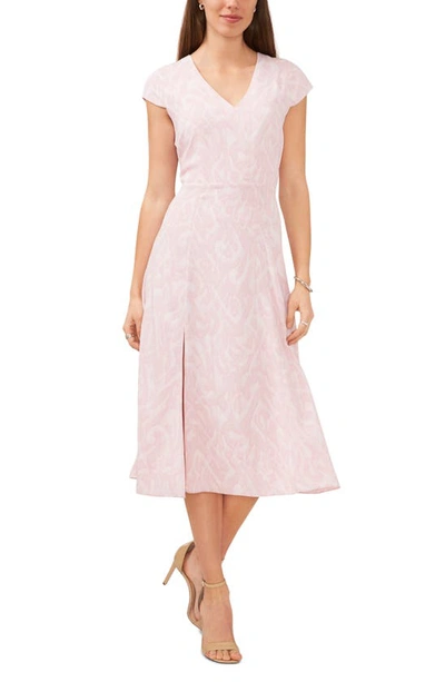 Halogen V-neck Maxi Dress In Lined Pink