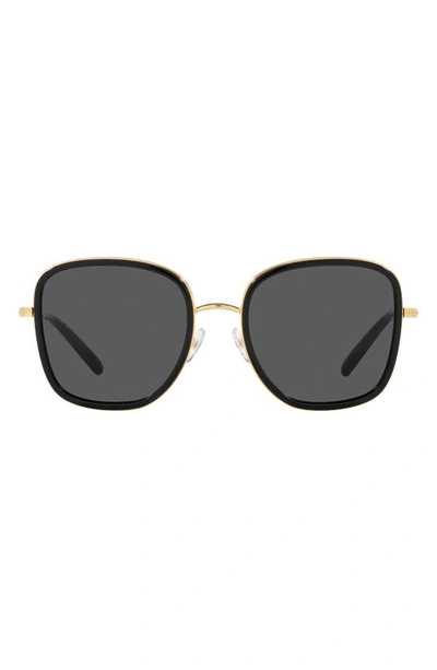 Tory Burch 53mm Square Sunglasses In Black