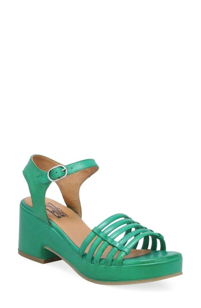 Miz Mooz Graciela Platform Sandal In Emerald