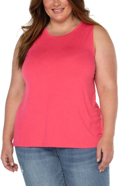 Liverpool Scoop Neck Jersey Tank In Watermelon