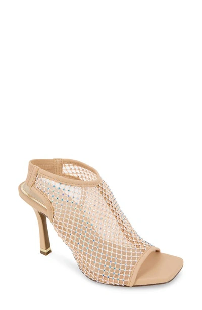 Kenneth Cole Women's Hayley Jewel High Heel Sandals In Toasted Almond Mesh