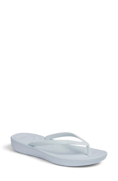 Fitflop Iqushion Flip Flop In Seafoam Blue