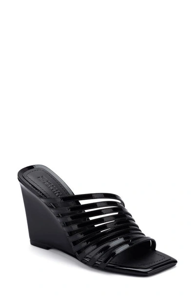 Mercedes Castillo Cecilia Wedge Sandal In Black