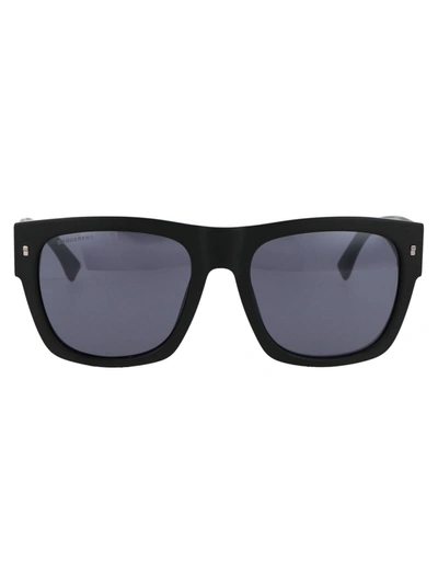 Dsquared2 Sunglasses In Matte Black