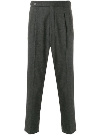 The Gigi Flared Design Trousers In Grey
