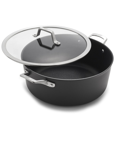 Calphalon Premier Hard-anodized Nonstick 8.5qt Dutch Oven With Lid In Metallic