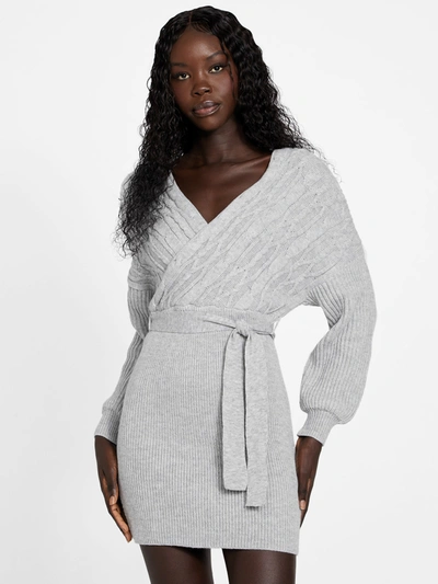 Guess Factory Morant Sweater Dress In Grey | ModeSens