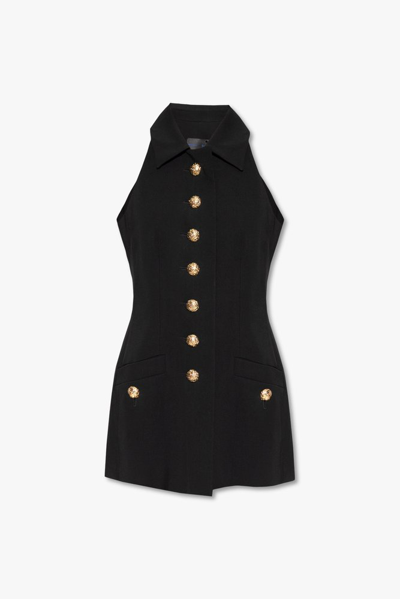 Proenza Schouler Buttoned Tailored Waistcoat In Black