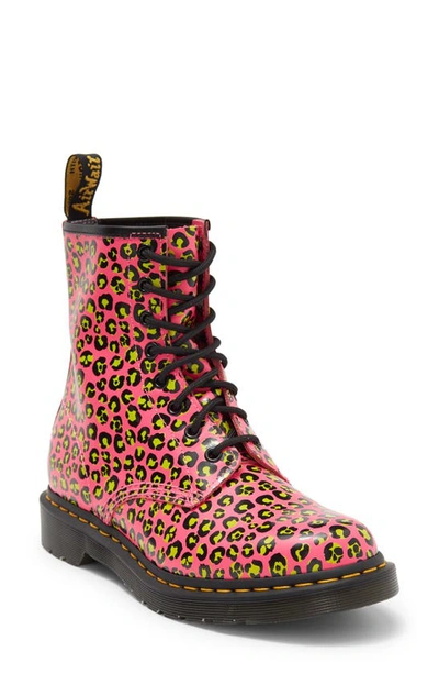 Dr. Martens 1460 Water-repellent Leather Boot In Pink