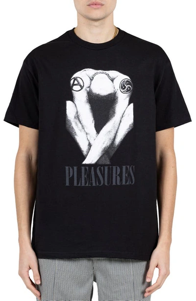 Pleasures Bended T-shirt In Black