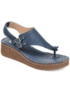 Journee Collection Mckell Sandal In Blue