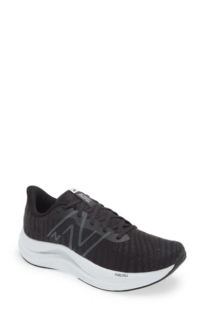 New Balance Fuelcell Propel V4 Running Shoe In Black/white