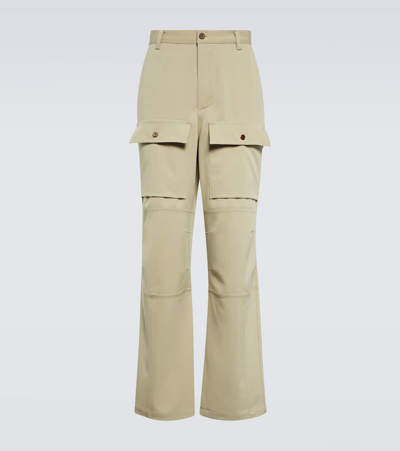 The Frankie Shop Green Grant Cargo Pants In Neutral