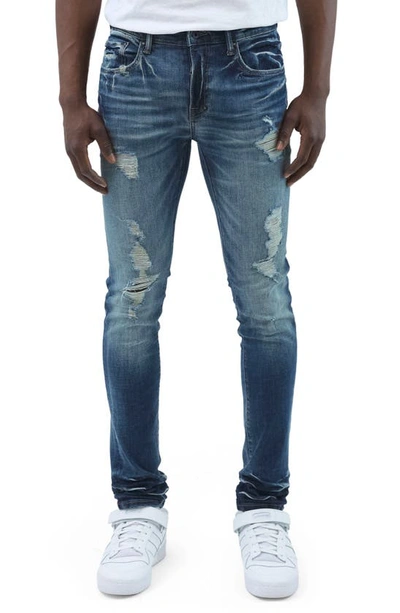Prps Men's Covets Destroyed Skinny Jeans In Dark Indigo