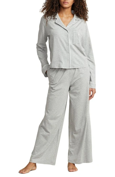 Polo Ralph Lauren Women's Two-piece The Madison Pyjama Set In Heather Grey