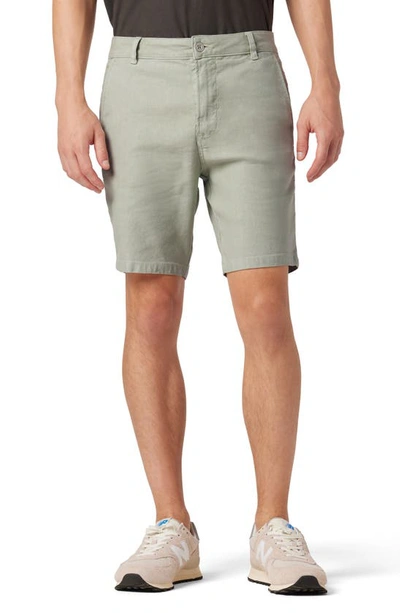 Hudson Men's Slim Linen-lyocell Chino Shorts In Green
