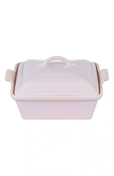 Le Creuset Heritage Stoneware Covered Square Casserole In Shallot