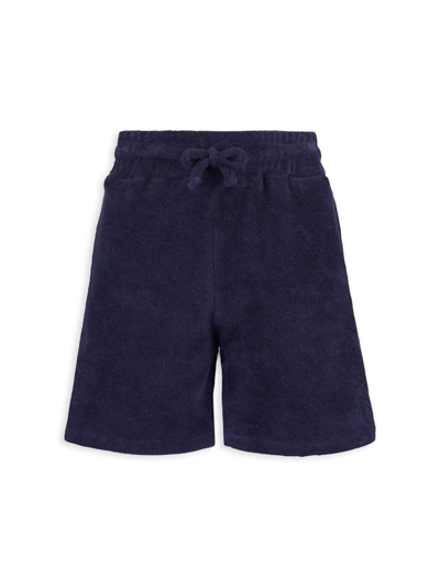 Vilebrequin Kids' Little Boy's & Boy's Cotton Terry Shorts In Bleu Marine