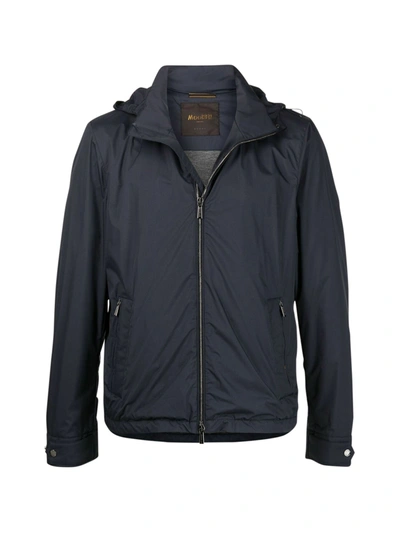 Moorer Jacket With Zip In Blue