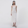 Jonathan Simkhai Elise Crochet Midi Dress In White