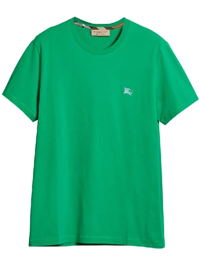Burberry Cotton Jersey T-shirt In Green