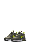 Nike Kids' Air Max 90 Toggle Sneaker In Olive/ Sequoia/ Black/ Volt