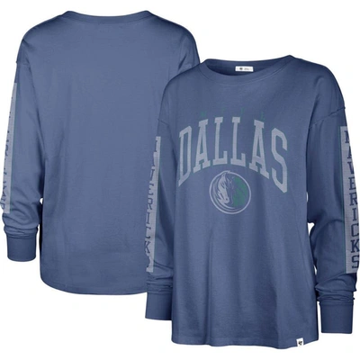 47 ' Blue Dallas Mavericks City Edition Soa Long Sleeve T-shirt