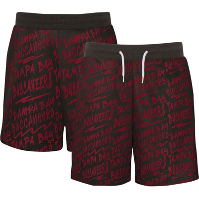 Outerstuff Kids' Youth Pewter Tampa Bay Buccaneers Super French Terry Shorts