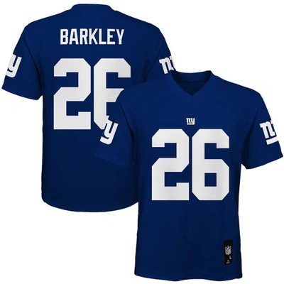 Outerstuff Kids' Youth Saquon Barkley Royal New York Giants Replica Player Jersey In Blue