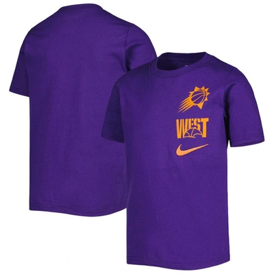 Nike Kids' Youth   Purple Phoenix Suns Vs Block Essential T-shirt
