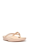 Fitflop Women's Iqushion Ombre Sparkle Flip-flops Women's Shoes In Tan/beige