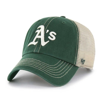 47 ' Green Oakland Athletics Trawler Clean Up Trucker Snapback Hat