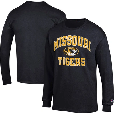 Champion Black Missouri Tigers High Motor Long Sleeve T-shirt