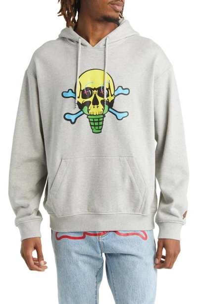 Ice Cream Components Cotton Graphic Hoodie In Heather Gr