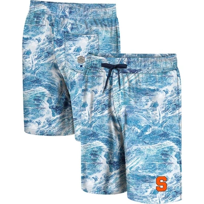 Colosseum Blue Syracuse Orange Realtree Aspect Ohana Swim Shorts