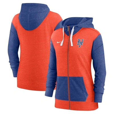 Nike Orange New York Mets Full-zip Hoodie