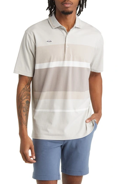 Radmor Taylor City Block Performance Organic Cotton Golf Polo In Glacier